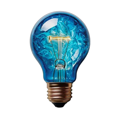 A light bulb