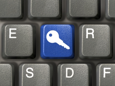 Key Symbol on Keyboard Button